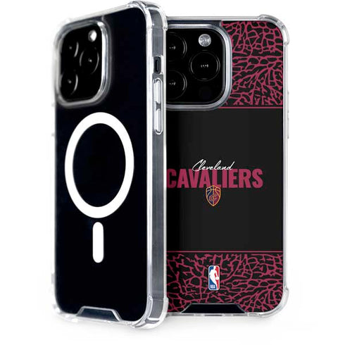 NBA Cleveland Cavaliers Elephant Print iPhone 15 Pro MagSafe Case